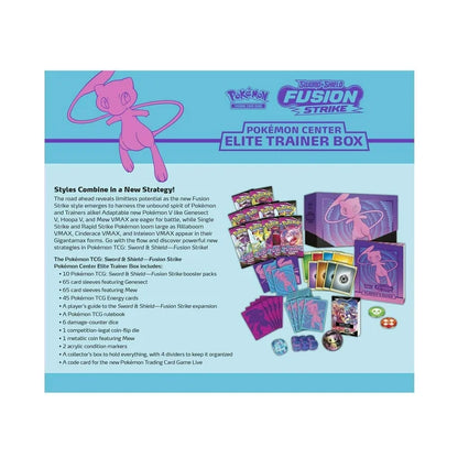 Pokemon TCG - Sword & Shield "Fusion Strike" Elite Trainer Box (Pokemon Center Ver) (EN)