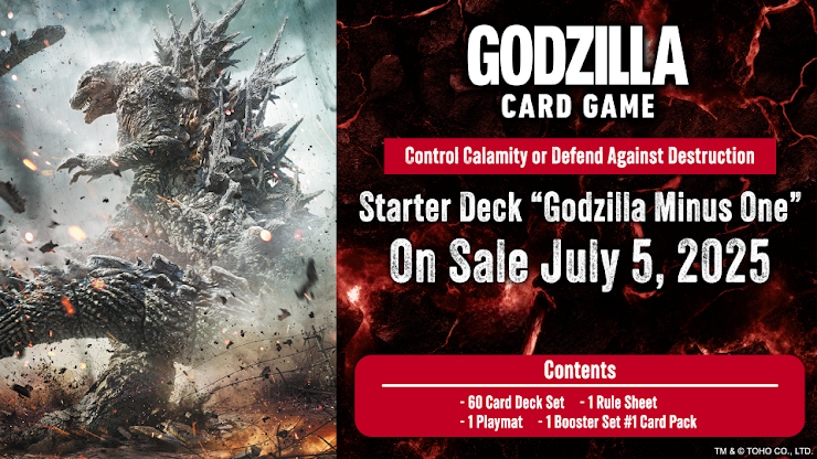 (Pre Order) Godzilla TCG - Set 1 "Control Calamity or Defend Against Destruction" (EN) (Cut off 29-06)