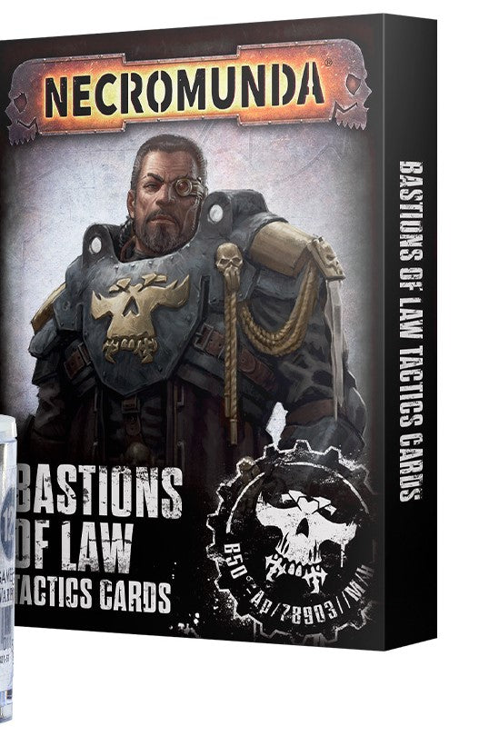 40K- NECROMUNDA:BASTIONS OF LAW TACTICS CARDS