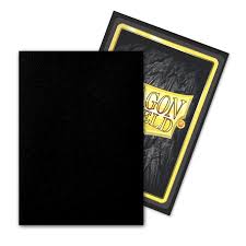 Dragon Shield 100 - Standard Deck Protector (Outer Sleeves) - Black (Matte)