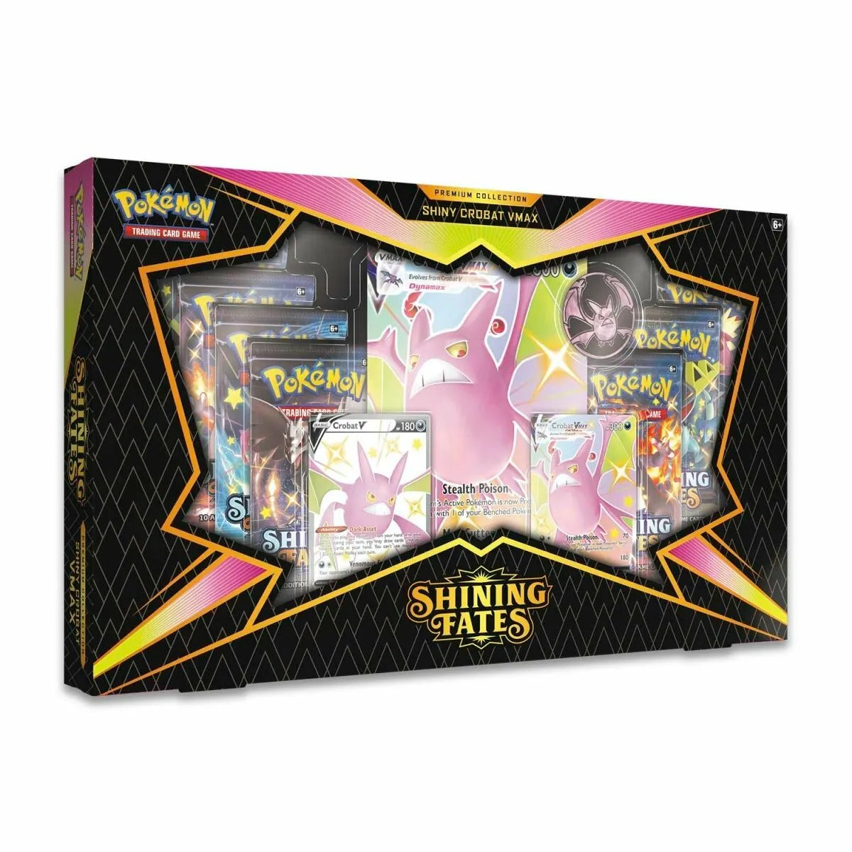Pokemon TCG -  "Shiny Crobat VMAX" (Premium Collection) (EN)