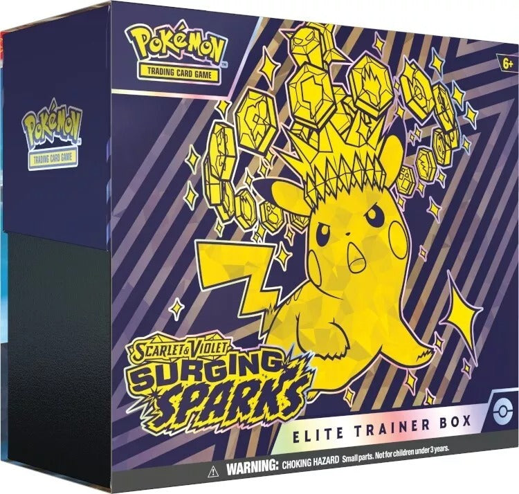 Pokemon TCG - Scarlet & Violet SV8 "Surging Sparks" Elite Trainer Box (EN)