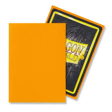 Dragon Shield 100 - Standard Deck Protector Sleeves - Matte Orange
