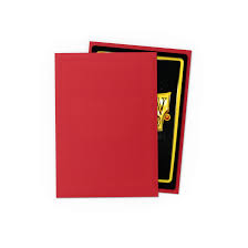 Dragon Shield 100 - Standard Deck Protector Sleeves - Matte Ruby