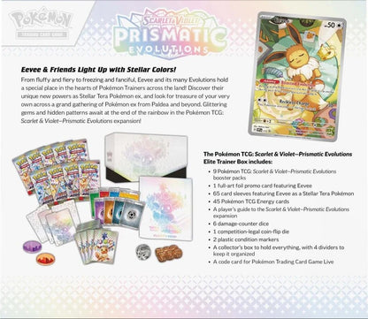 Pokemon TCG - Scarlet & Violet SV8.5 "Prismatic Evolutions" Elite Trainer Box (EN)