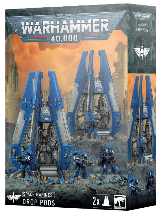 40K SPACE MARINES: DROP PODS (Cut-Off  - 5-7-2025)