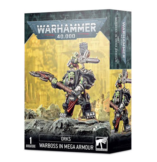 40K - ORKS: ORK WARBOSS IN MEGA ARMOUR