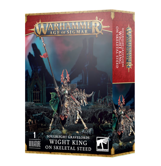S/B GRAVELORDS: WIGHT KING ON SKELETAL STEED