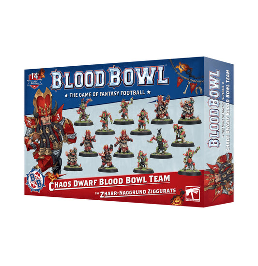 BB - BLOOD BOWL: CHAOS DWARF TEAM