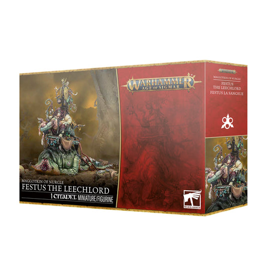 (Pre-Order) AOS - MAGGOTKIN OF NURGLE:FESTUS THE LEECHLORD