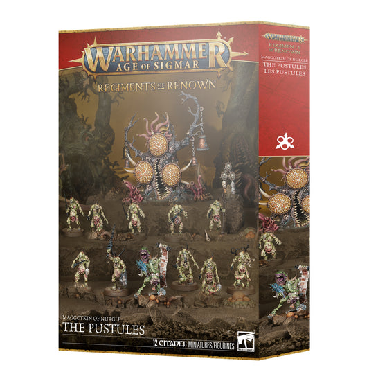 (Pre-Order) AOS - MAGGOTKIN OF NURGLE: THE PUSTULES