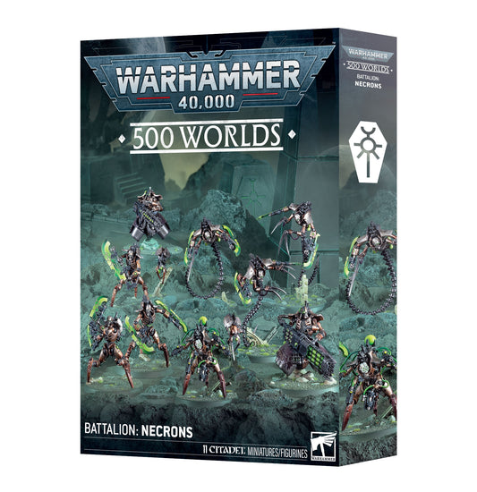 (Pre-Order) 40K - 500 WORLDS BATTALION: NECRONS (Cut-Off  17-01-2026)