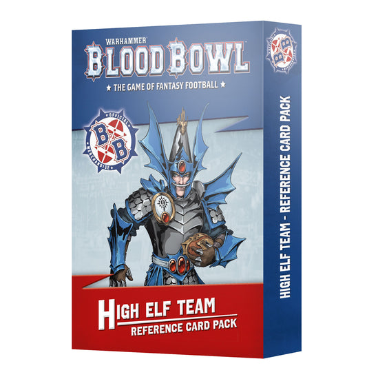 (Pre-Order) BB -BLOOD BOWL:HIGH ELF TEAM REFERENCE CARDS (Cut-Off  21 -03-2026)