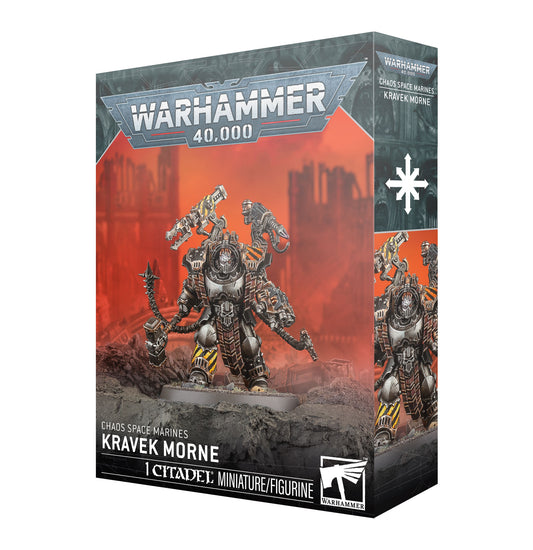 (Pre-Order) 40K - CHAOS SPACE MARINES: KRAVEK MORNE