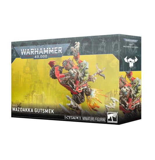 (Pre-Order) 40K - 40K - ORKS: WAZDAKKA GUTSMEK (Cut-Off - 2 - 5 -2026)  (Cut-Off - 2 - 5 -2026)