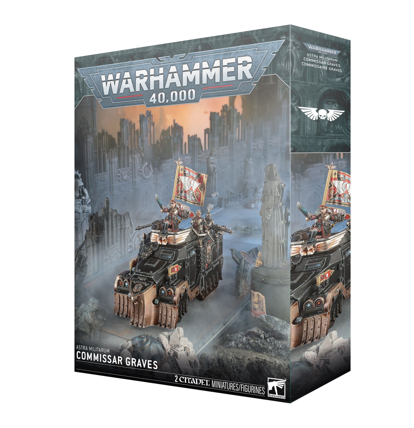 (Pre-Order) 40K - 40K - ASTRA MILITARUM: COMMISSAR GRAVES (Cut-Off - 2 - 5 -2026)  (Cut-Off - 2 - 5 -2026)
