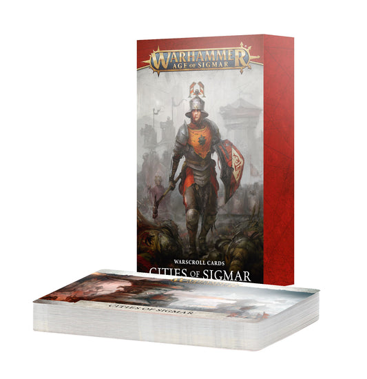 (Pre-Order) AOS - WARSCROLL CARDS: CITIES OF SIGMAR (ENG) (Cut-Off  23 - 05 -2026)