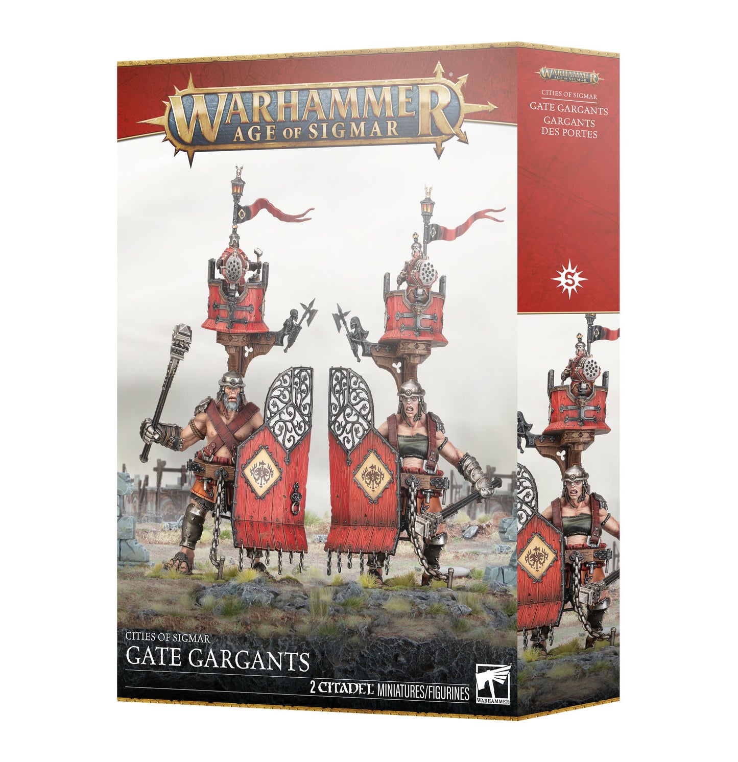 (Pre-Order) AOS - CITIES OF SIGMAR: GATE GARGANTS (Cut-Off  23 - 05 -2026)