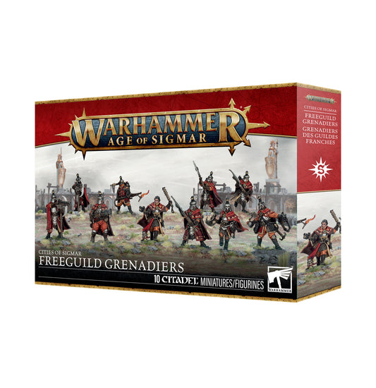(Pre-Order) AOS - CITIES OF SIGMAR: FREEGUILD GRENADIERS (Cut-Off  23 - 05 -2026)