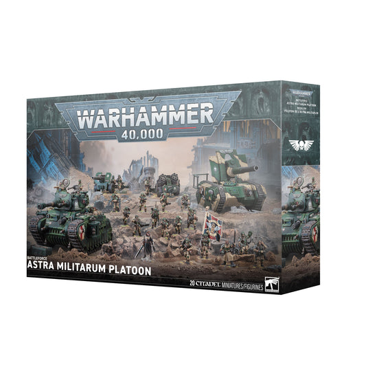 (Pre-Order) 40K - BATTLEFORCE: ASTRA MILITARUM PLATOON (Cut-Off  04 - 07 - 2026)