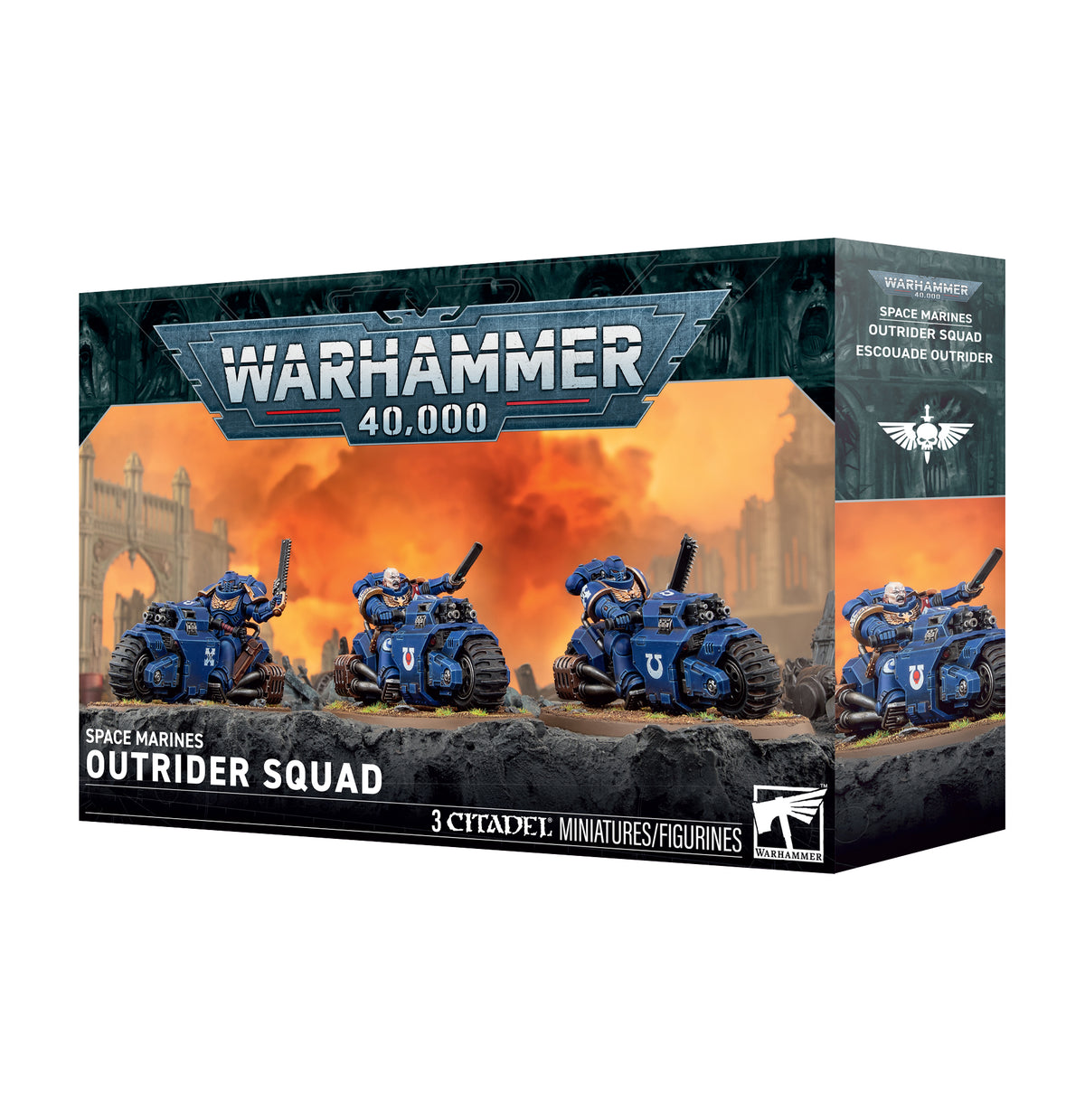 (Pre-Order) 40K - SPACE MARINES: OUTRIDER SQUAD (Cut-Off 26  - 09 -2026)
