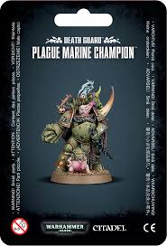 40K - DEATH GUARD: PLAGUE MARINE CHAMPION