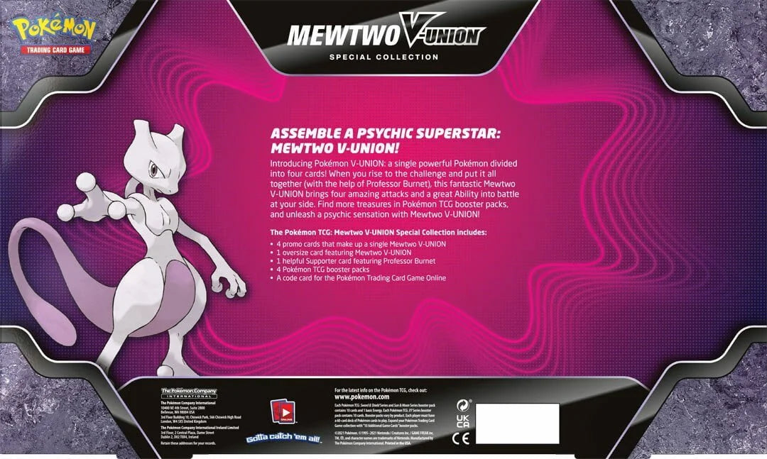 Pokemon TCG - "Mewtwo V-union" (Special Collection) (EN)