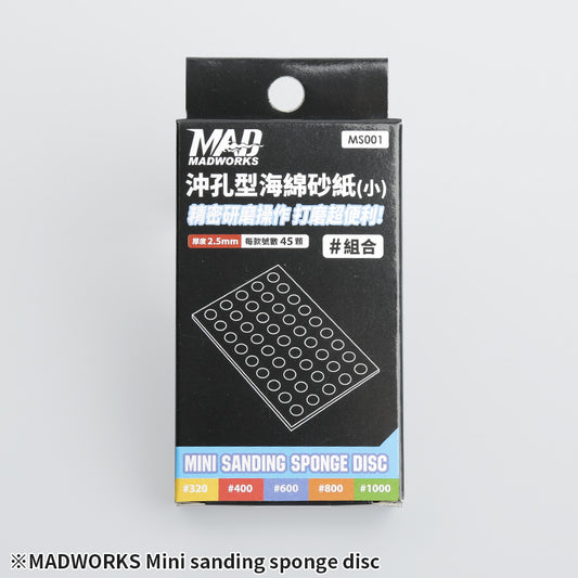 MAD Mini Sanding Spone Disc Set