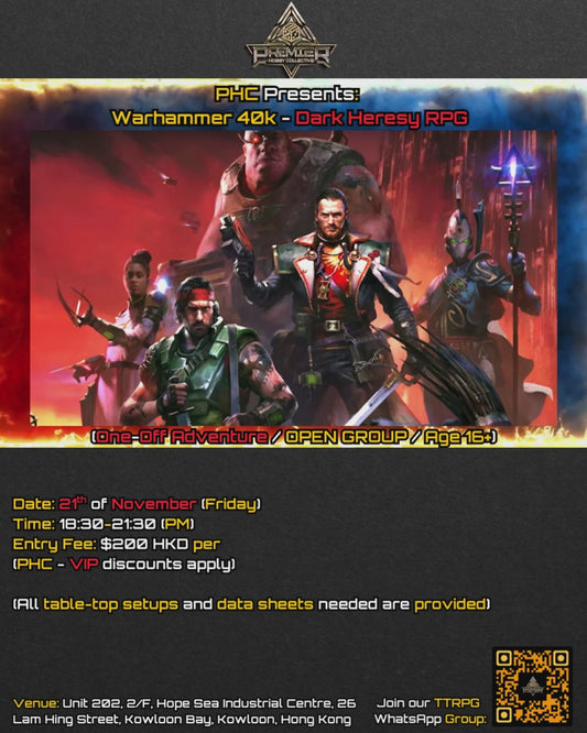 *Warhammer 40k: Dark Heresy* "Enemy Within" (One-Off Adventure) (Event Ticket)