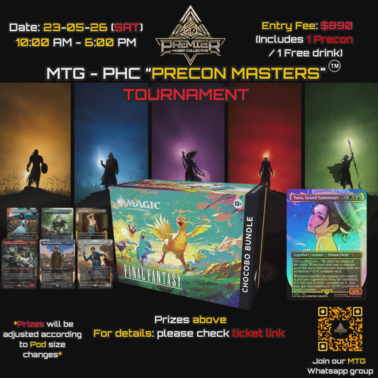 MTG - "PHC Precon Masters" Tournament event ticket