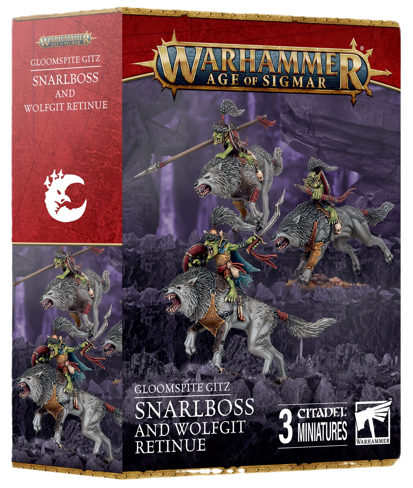 AOS - GLOOSMPITE GITZ: SNARLPACK CAVALRY