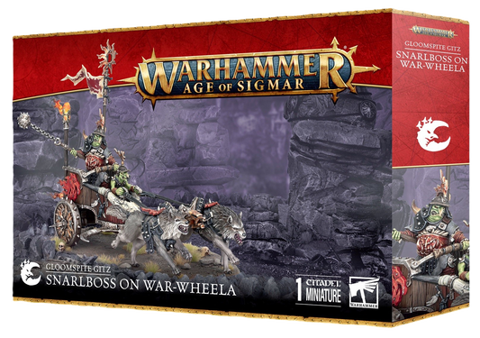 AOS - GLOOMSPITE GITZ: SNARLBOSS ON WAR-WHEELA